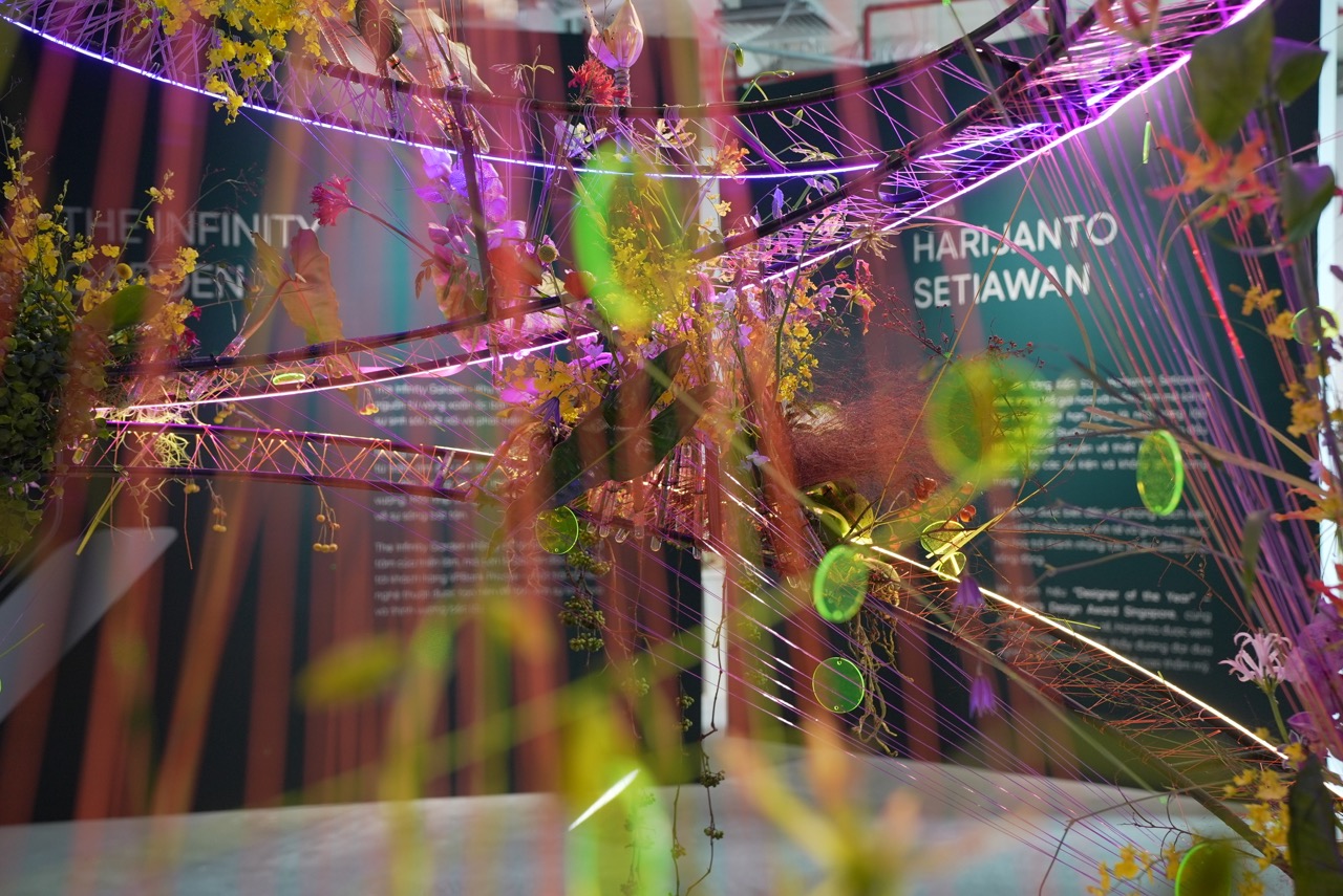 Tác phẩm Khu vườn Vô cực của nghệ sĩ Harijanto Setiawan