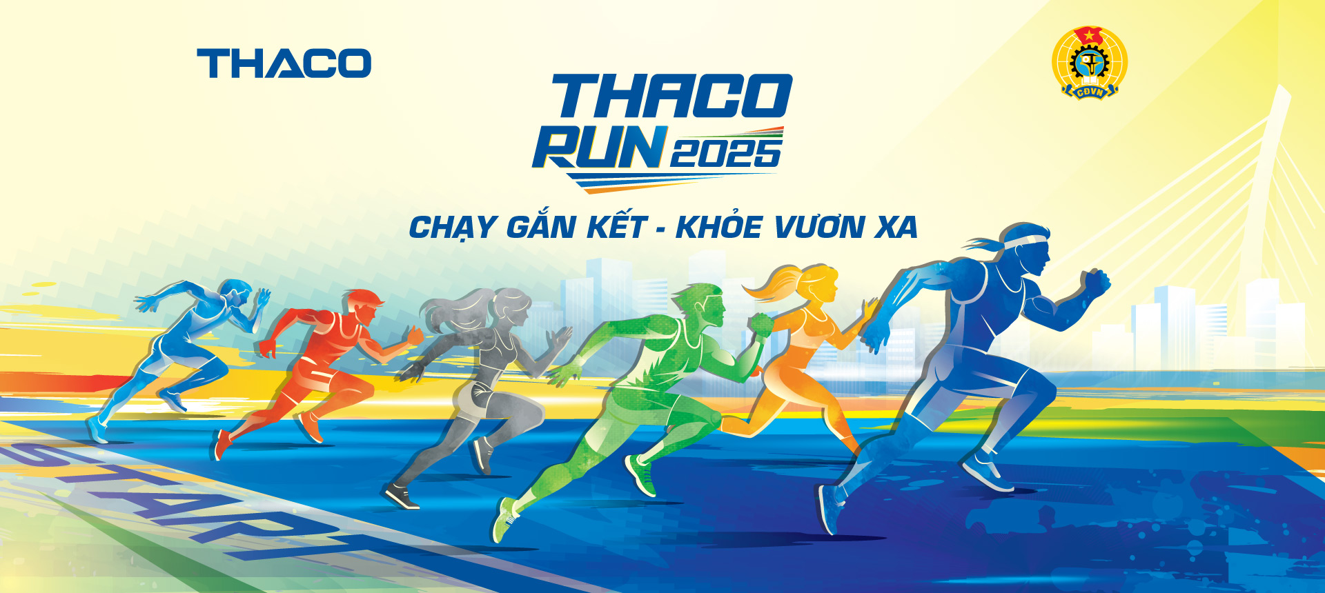 THACO RUN 2025 - hơn 1.100 VĐV cùng lan tỏa tinh thần “Chạy gắn kết – Khỏe vươn xa”