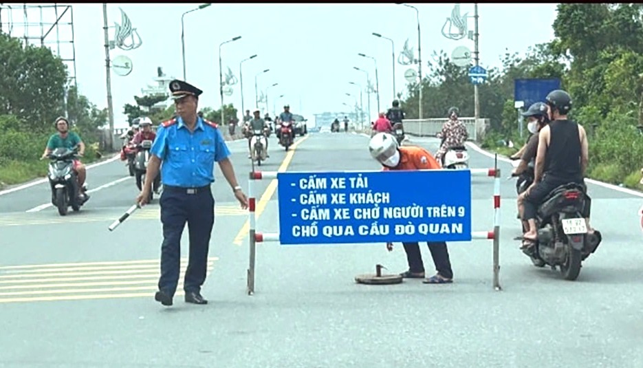 Ninh Bình: Tổ chức lại giao thông qua cầu Đò Quan để đảm bảo an toàn