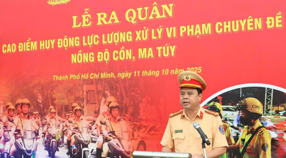 TP. HCM ra quân cao điểm xử lý nồng độ cồn, ma túy