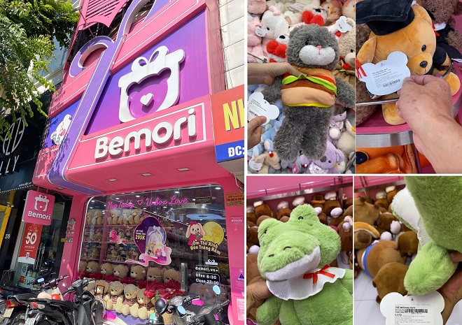 Sản phẩm thuộc hệ thống cửa hàng thú nhồi bông Bemori đã được kiểm nghiệm an toàn?