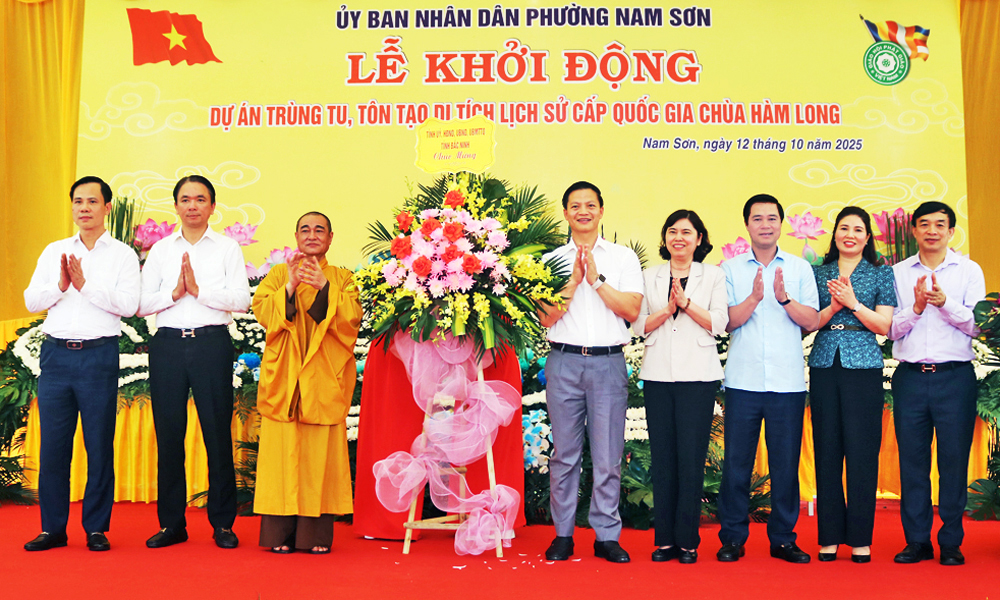 Bắc Ninh: Khởi động dự án trùng tu, tôn tạo di tích lịch sử quốc gia chùa Hàm Long