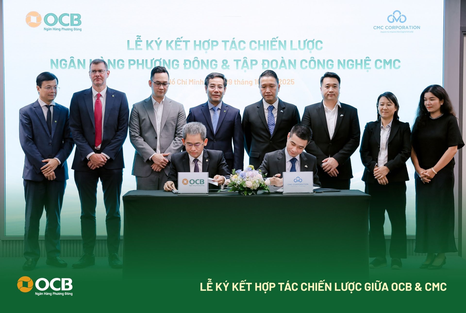 OCB ký kết hợp tác chiến lược cùng CMC