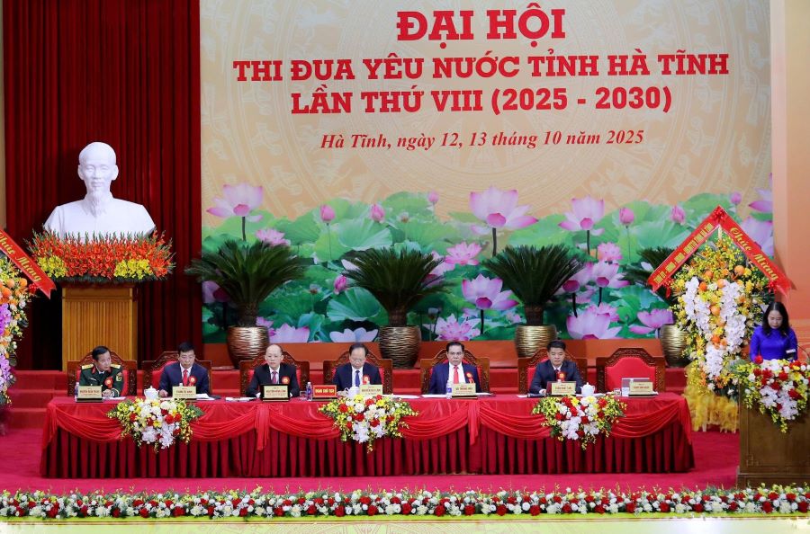 Đại hội Thi đua yêu nước tỉnh Hà Tĩnh lần thứ VIII, giai đoạn 2025 – 2030.