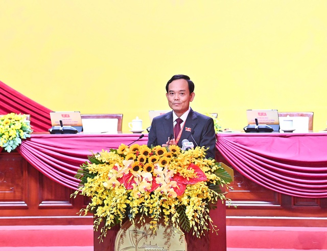 Bí thư Thành ủy TPHCM Trần Lưu Quang phát biểu tại phiên trù bị - Ảnh: BTC