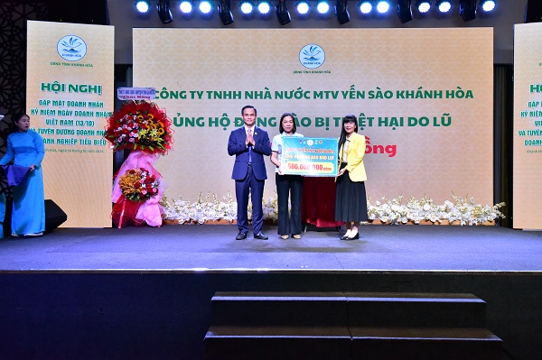 Công ty TNHH Nhà nước MTV Yến sào Khánh Hòa ủng hộ