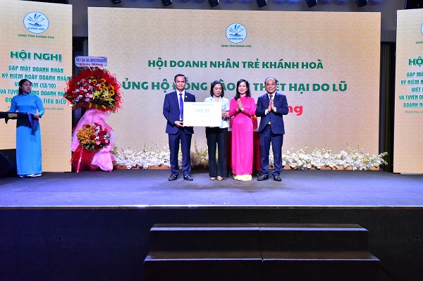 Hội Doanh nhân trẻ Khánh Hòa ủng hộ