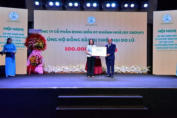 Công ty CP Rong Biển DT Khánh Hòa (DT Group) ủng hộ