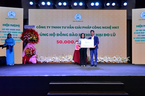 Công ty TNHH tư vấn Giải pháp công nghệ HKT ủng hộ