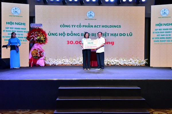 Công ty Cổ phần ACT Holdings ủng hộ