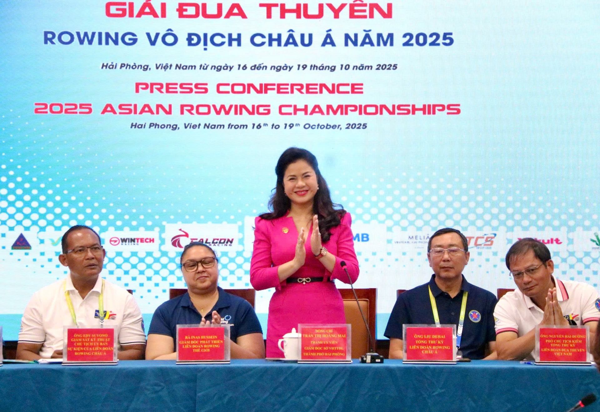 Lần đầu tiên Hải Phòng đăng cai tổ chức giải đua thuyền Rowing vô địch châu Á năm 2025