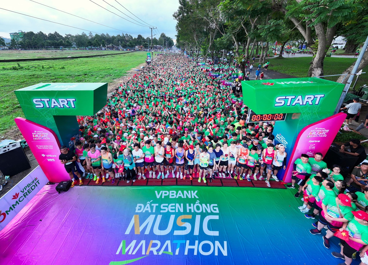 VPBank Đất Sen Hồng Music Marathon 2025: Gần 120 giải thưởng được trao cho runner xuất sắc