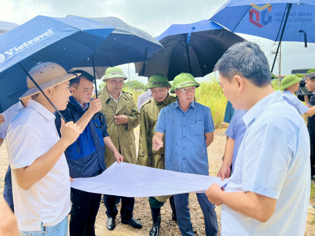 Phó Chủ tịch UBND tỉnh Quảng Ninh thực địa công tác GPMB một số dự án trọng điểm