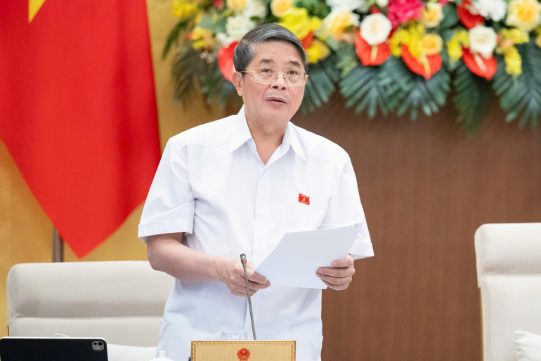 Phó Chủ tịch Quốc hội Nguyễn Đức Hải phát biểu kết luận.