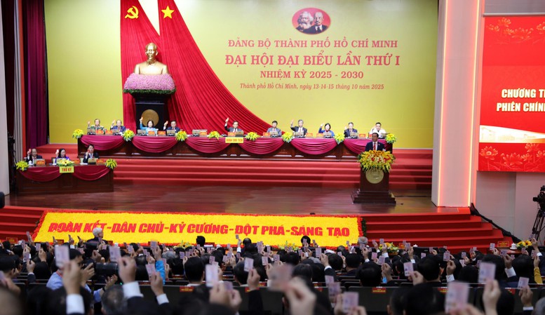 Phiên trù bị Đại hội Đại biểu Đảng bộ TPHCM lần thứ I, nhiệm kỳ 2025-2030