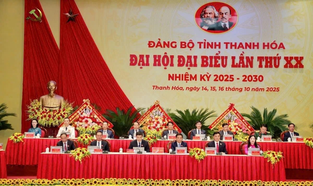 Khai mạc trọng thể Đại hội đại biểu Đảng bộ tỉnh Thanh Hóa lần thứ XX, nhiệm kỳ 2025 - 2030