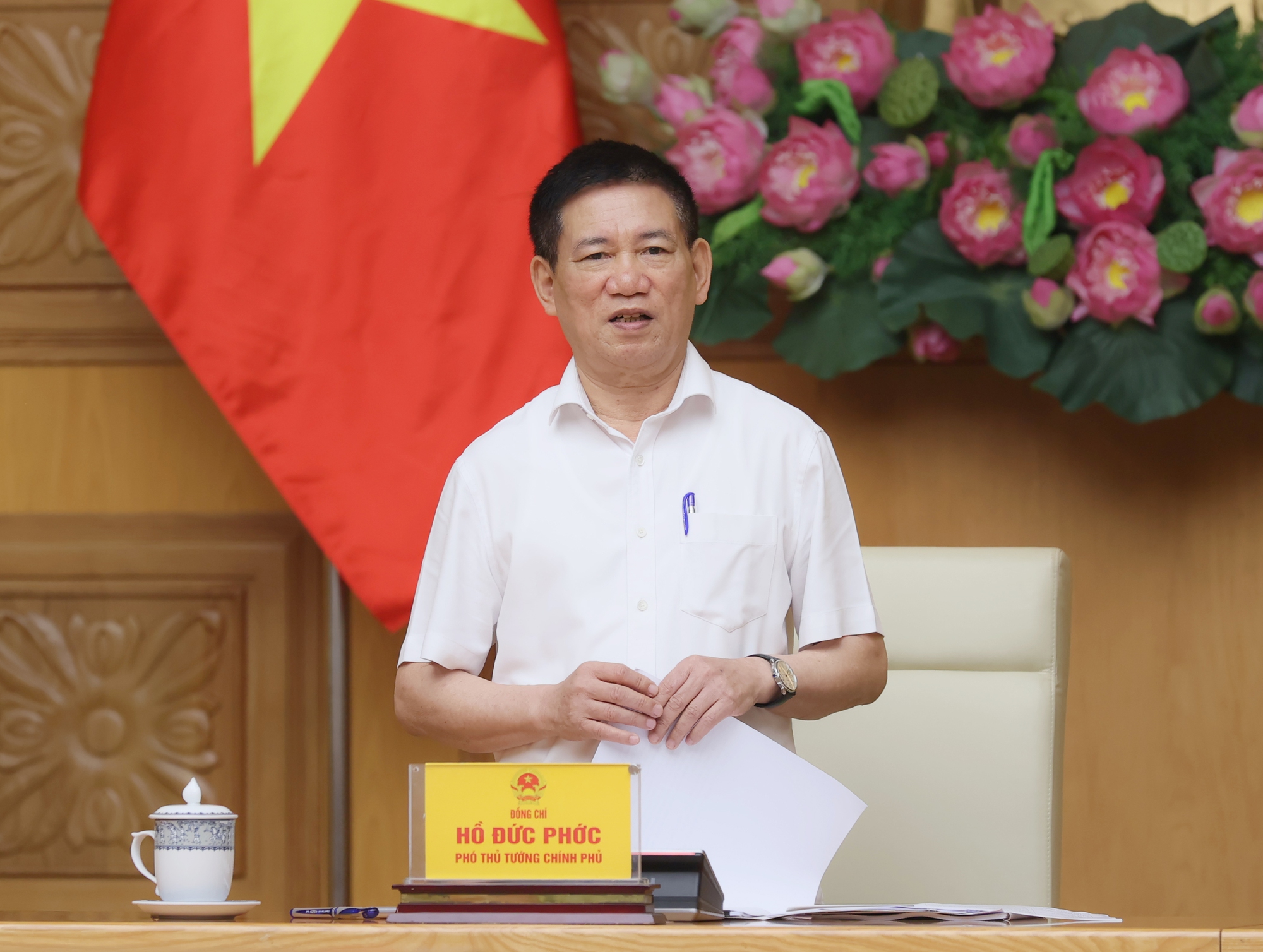 Phó Thủ tướng Hồ Đức Phớc: Công tác phòng, chống rửa tiền là nhiệm vụ thường xuyên, có ý nghĩa hết sức quan trọng, không chỉ để ngăn chặn tham nhũng, buôn lậu, các hành vi bất hợp pháp mà còn để thúc đẩy kinh tế phát triển minh bạch, bền vững.(Ảnh: VGP/Trần Mạnh) Phó Thủ tướng Hồ Đức Phớc: Công tác phòng, chống rửa tiền là nhiệm vụ thường xuyên, có ý nghĩa hết sức quan trọng, không chỉ để ngăn chặn tham nhũng, buôn lậu, các hành vi bất hợp pháp mà còn để thúc đẩy kinh tế phát triển minh bạch, bền vững.(Ảnh: VGP/Trần Mạnh)