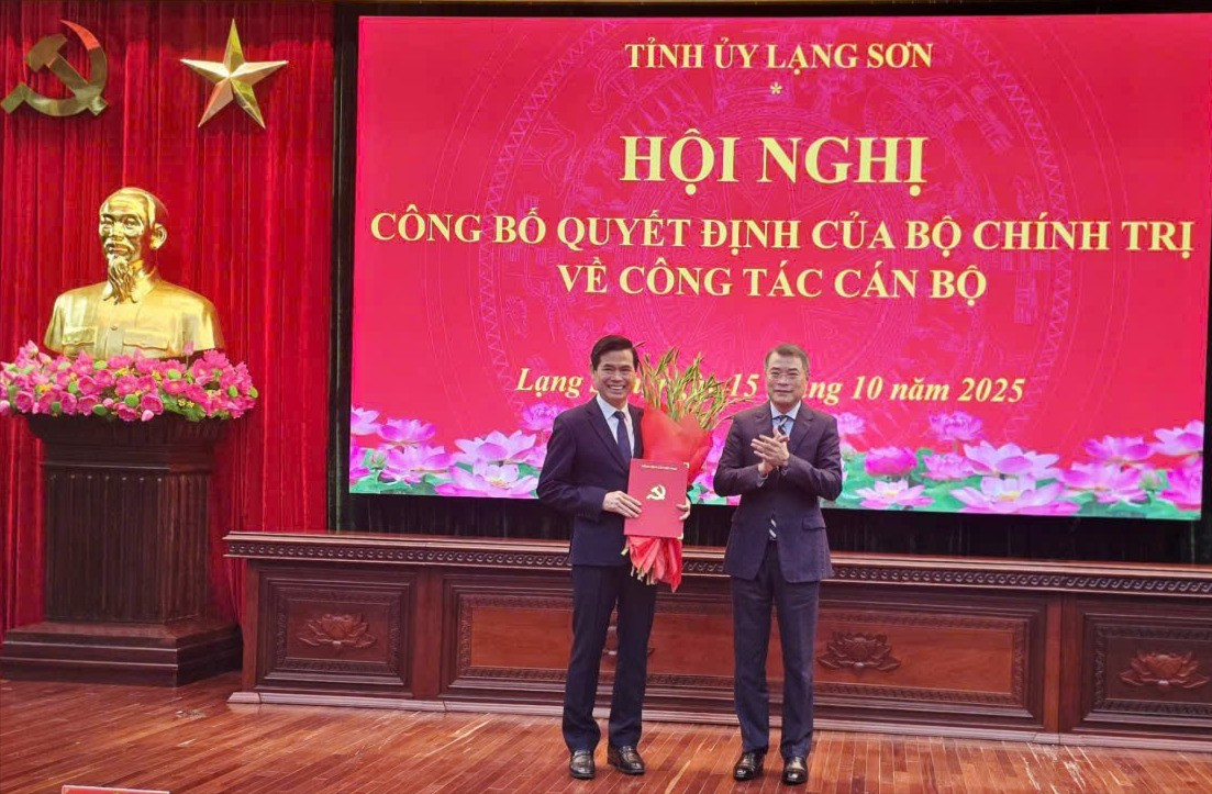 Ông Hoàng Quốc Khánh giữ chức Bí thư Tỉnh ủy Lạng Sơn