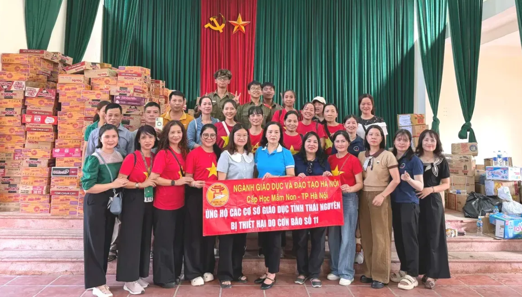 Hà Nội: Ngành Giáo dục hỗ trợ hơn 500 tấn hàng cho các cơ sở bị thiệt hại do bão