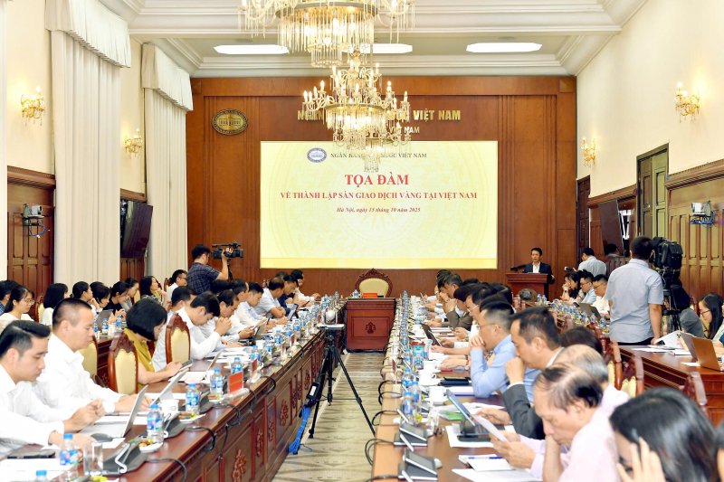 Tọa đàm về việc thành lập Sàn Giao dịch vàng.