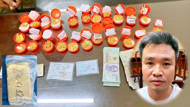 Công an Ninh Bình triệt phá đường dây làm vàng giả tinh vi bắt giữ 6 đối tượng, thu giữ 65 cây vàng giả