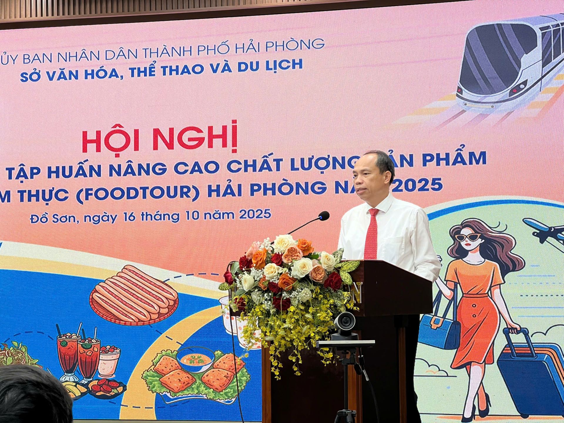 Đồng chí Lê Quốc Tiến, Bí thư Đảng ủy, Chủ tịch HĐND phường Đồ Sơn phát biểu. Đồng chí Lê Quốc Tiến, Bí thư Đảng ủy, Chủ tịch HĐND phường Đồ Sơn phát biểu.