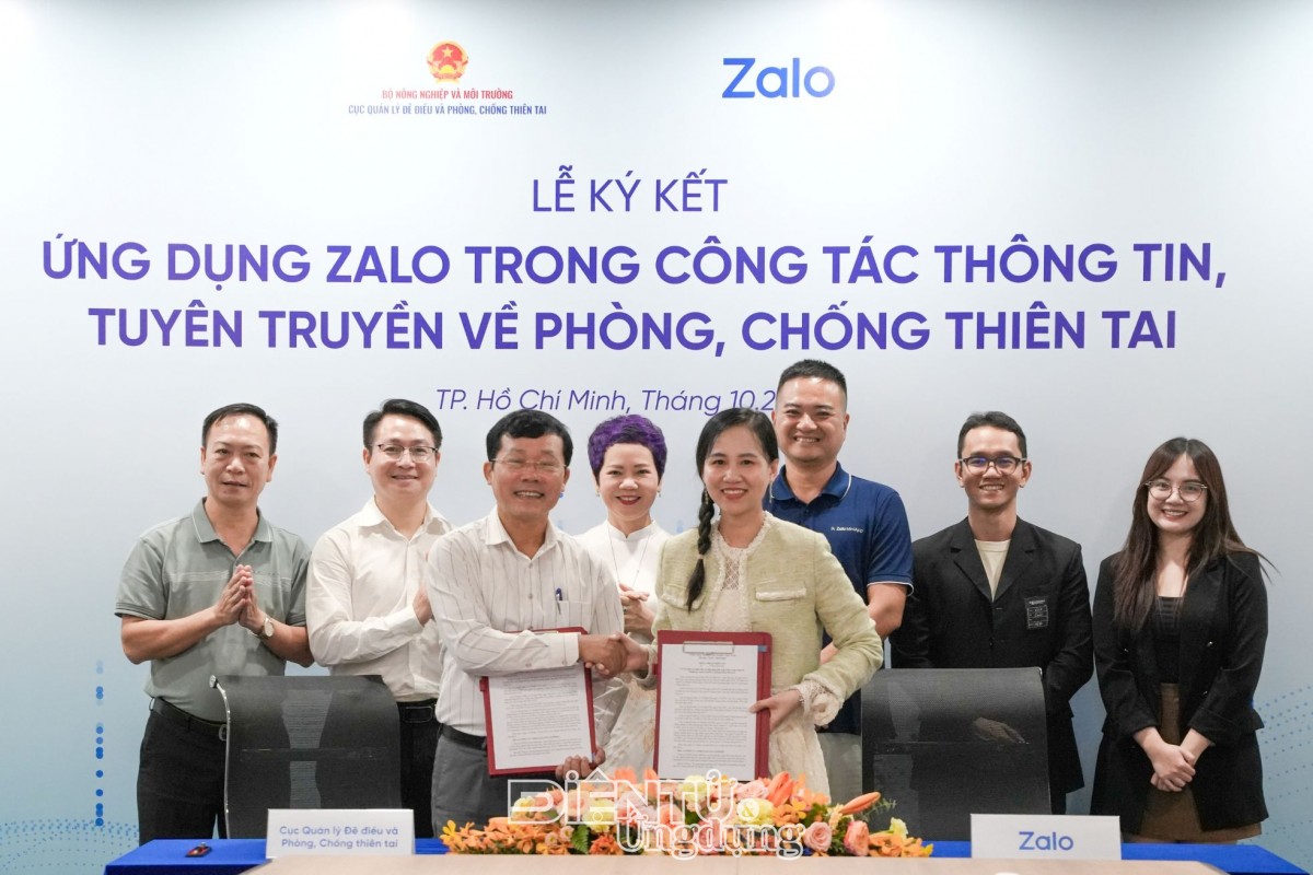 Zalo và Bộ Nông nghiệp & Môi trường ký kết hợp tác chiến lược phòng chống thiên tai giai đoạn 2026-2028