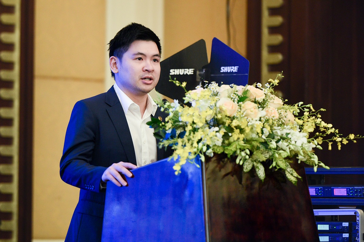 Tân Phó Chủ tịch VDEN Đỗ Vinh Quang phát biểu tại sự kiện. Tân Phó Chủ tịch VDEN Đỗ Vinh Quang phát biểu tại sự kiện.