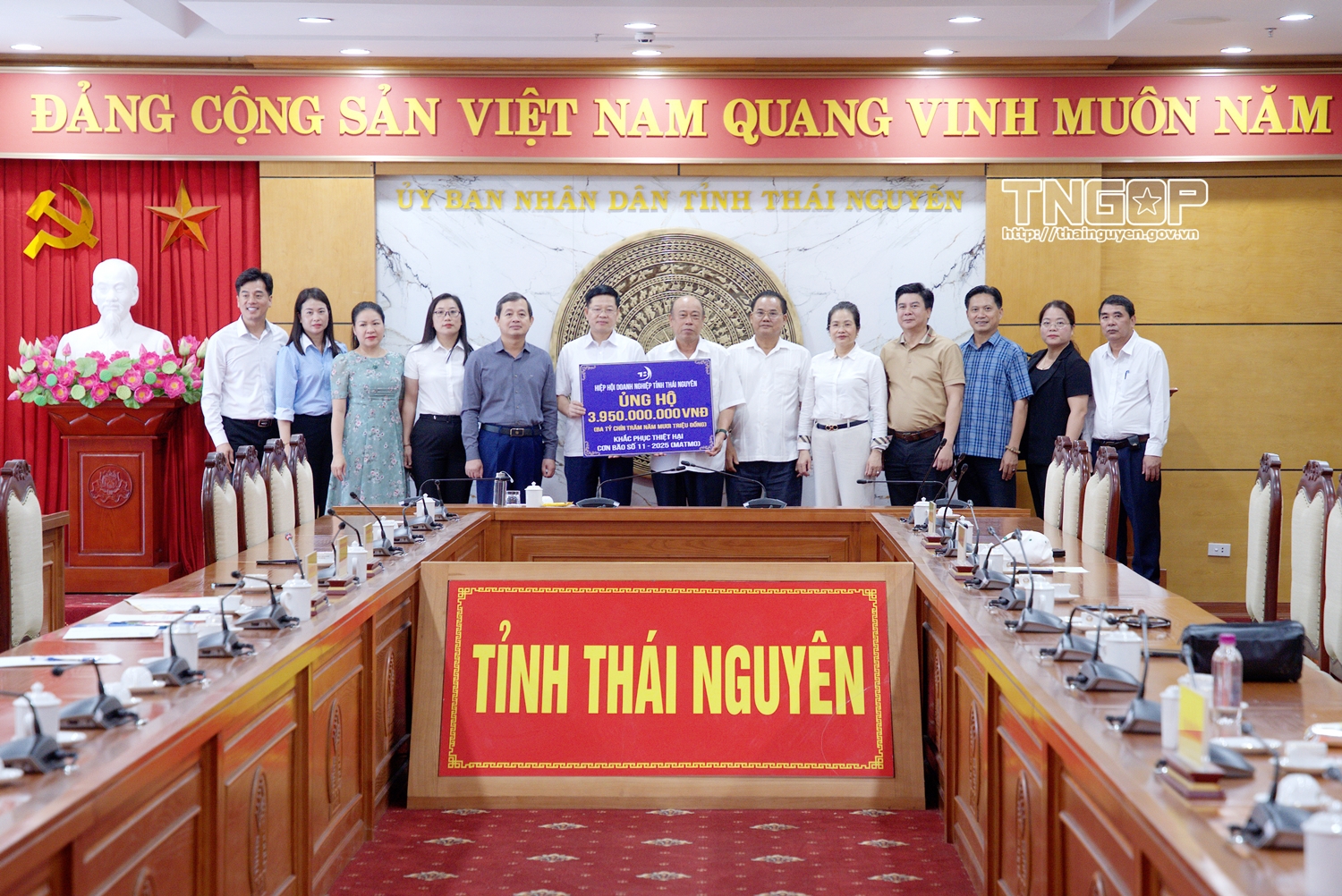 Cộng đồng doanh nghiệp Thái Nguyên ủng hộ gần 4 tỷ đồng giúp người dân khắc phục hậu quả bão lũ