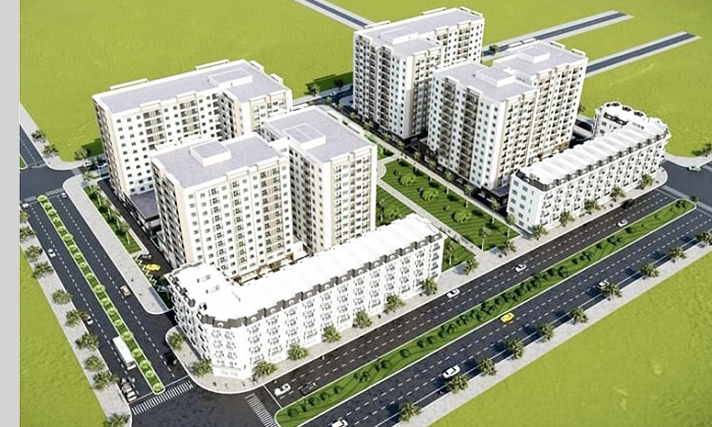 Phối cảnh dự án nhà ở xã hội tại Khu đô thị mới Quế Võ. Phối cảnh dự án nhà ở xã hội tại Khu đô thị mới Quế Võ.