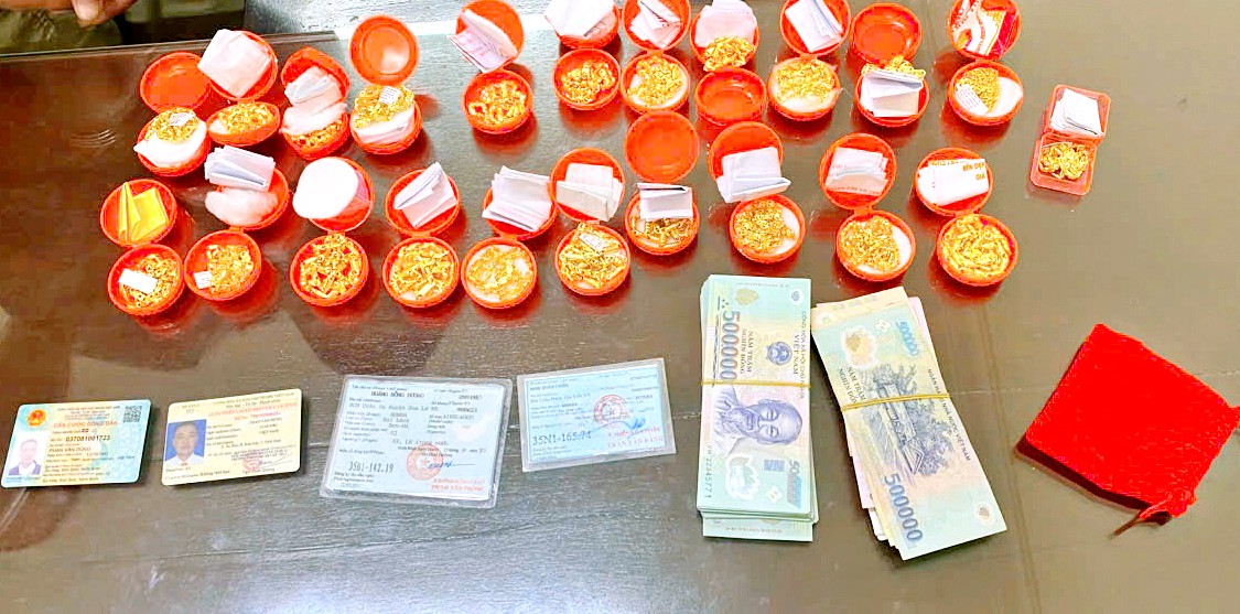 Tang vật vi phạm bị thu giữ