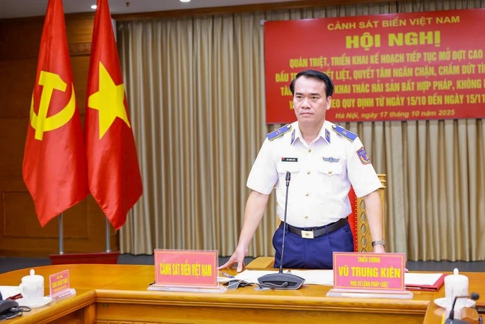 Phát biểu chỉ đạo tại hội nghị, Thiếu tướng Vũ Trung Kiên