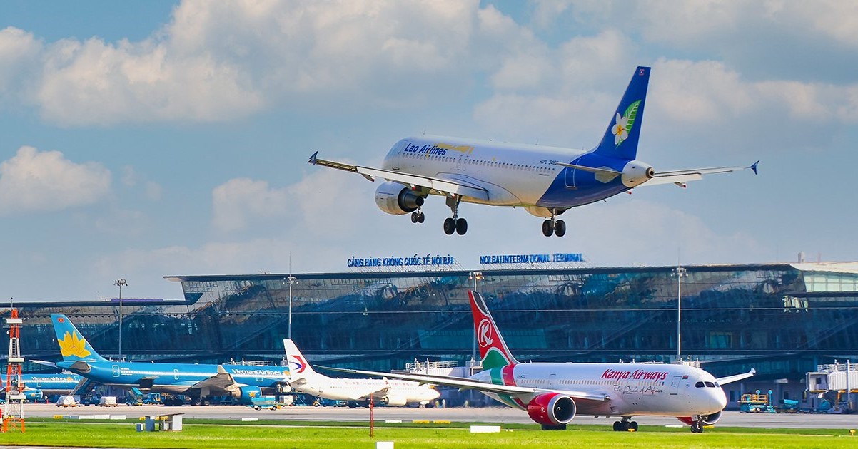 Hoạt động của các hãng bay tại Cảng hàng không quốc tế Nội Bài. Ảnh: Cảng hàng không quốc tế Nội Bài Hoạt động của các hãng bay tại Cảng hàng không quốc tế Nội Bài. Ảnh: Cảng hàng không quốc tế Nội Bài