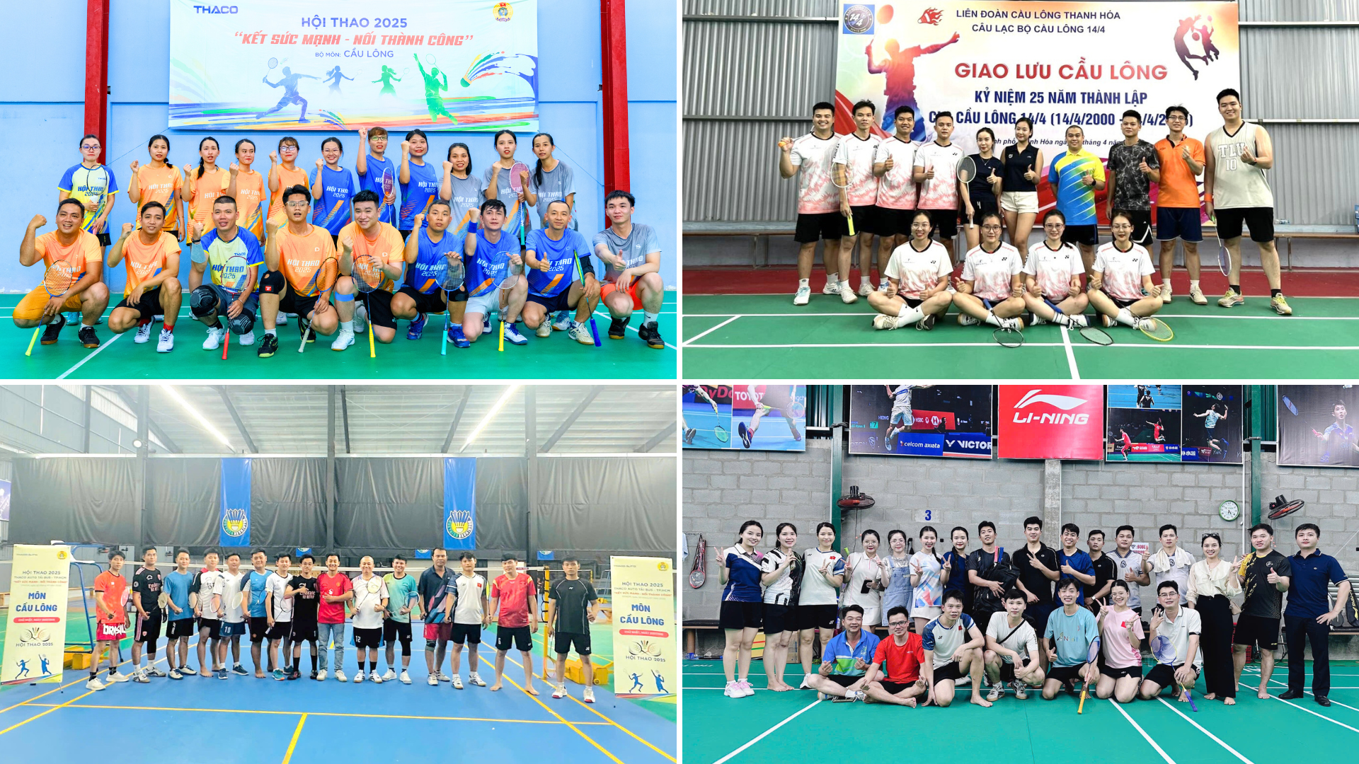 Bộ môn cầu lông thu hút sự tham gia đông đảo của CBNV