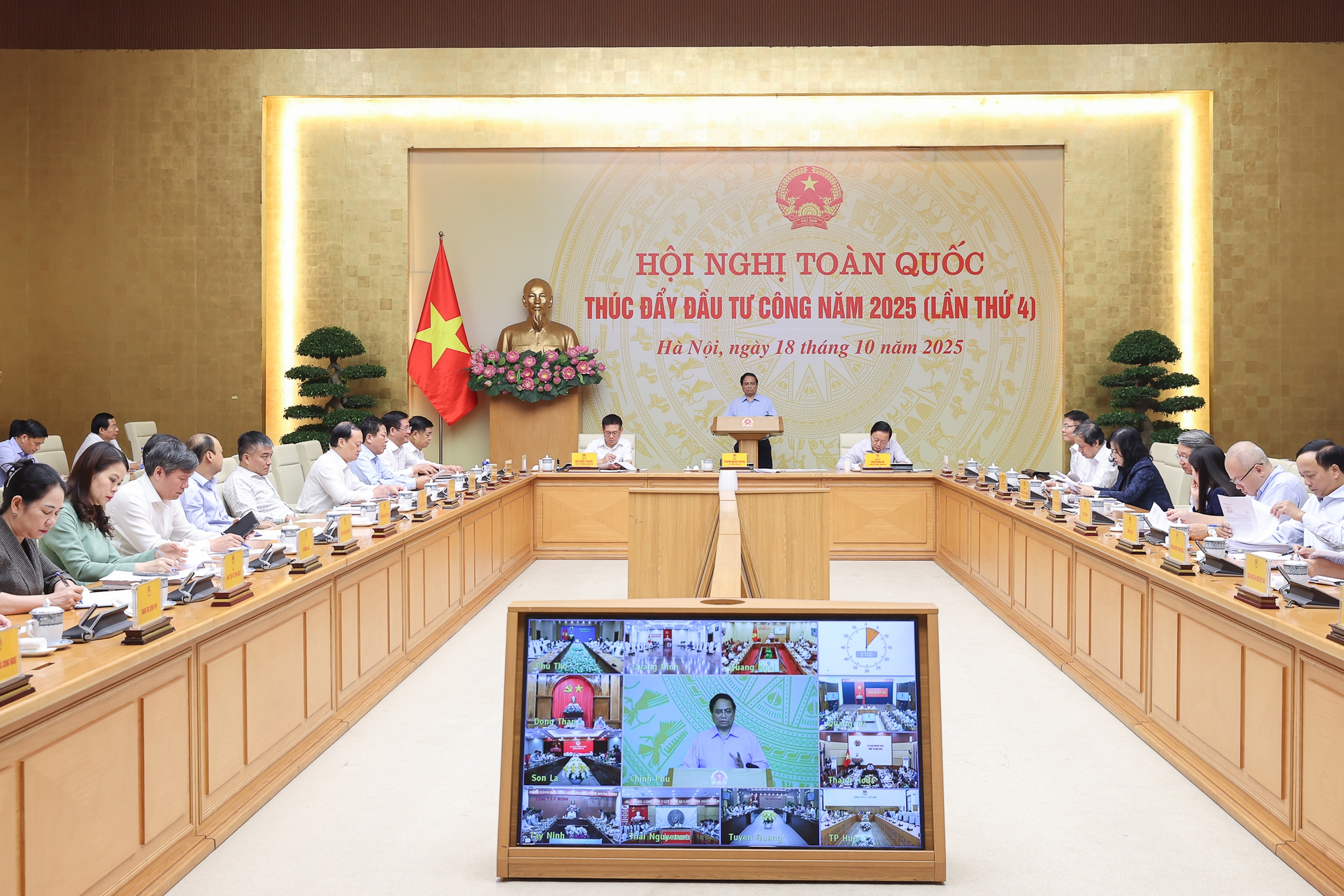 Thủ tướng chủ trì Hội nghị toàn quốc lần 4 thúc đẩy giải ngân đầu tư công