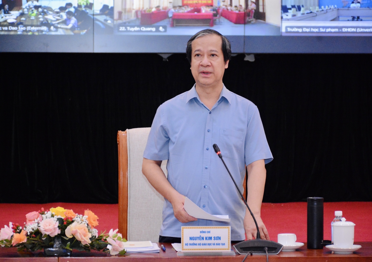 Bộ trưởng GD&ĐT Nguyễn Kim Sơn (Ảnh: moet)