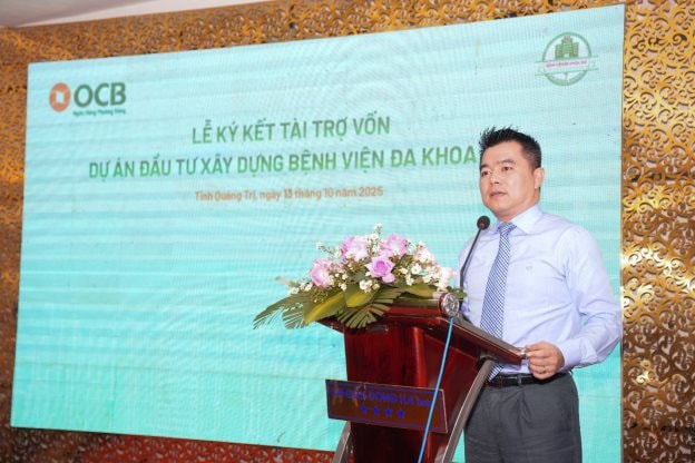 Ông Lê Đăng Khoa - Giám đốc Khối KHDN OCB phát biểu tại lễ ký kết Ông Lê Đăng Khoa - Giám đốc Khối KHDN OCB phát biểu tại lễ ký kết