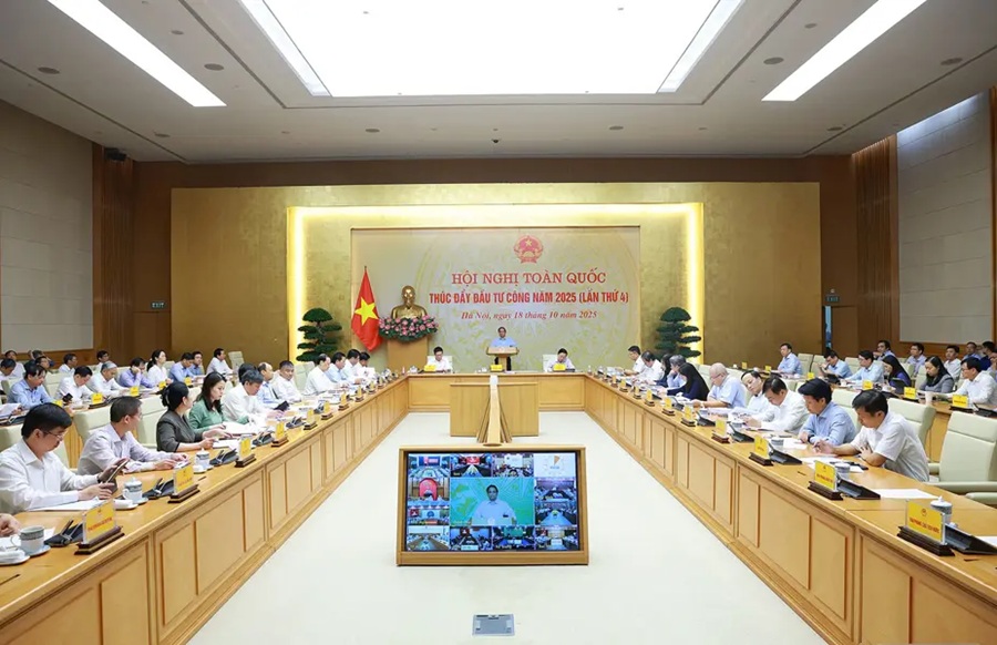 Quang cảnh Hội nghị toàn quốc thúc đẩy đầu tư công năm 2025 Quang cảnh Hội nghị toàn quốc thúc đẩy đầu tư công năm 2025