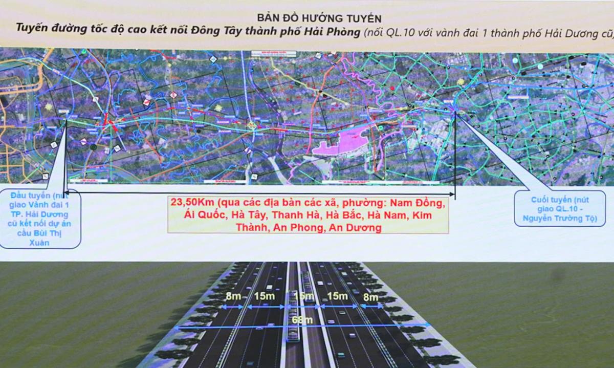 Hải Phòng chi hơn 19.000 tỷ đồng xây trục giao thông Đông – Tây chiến lược