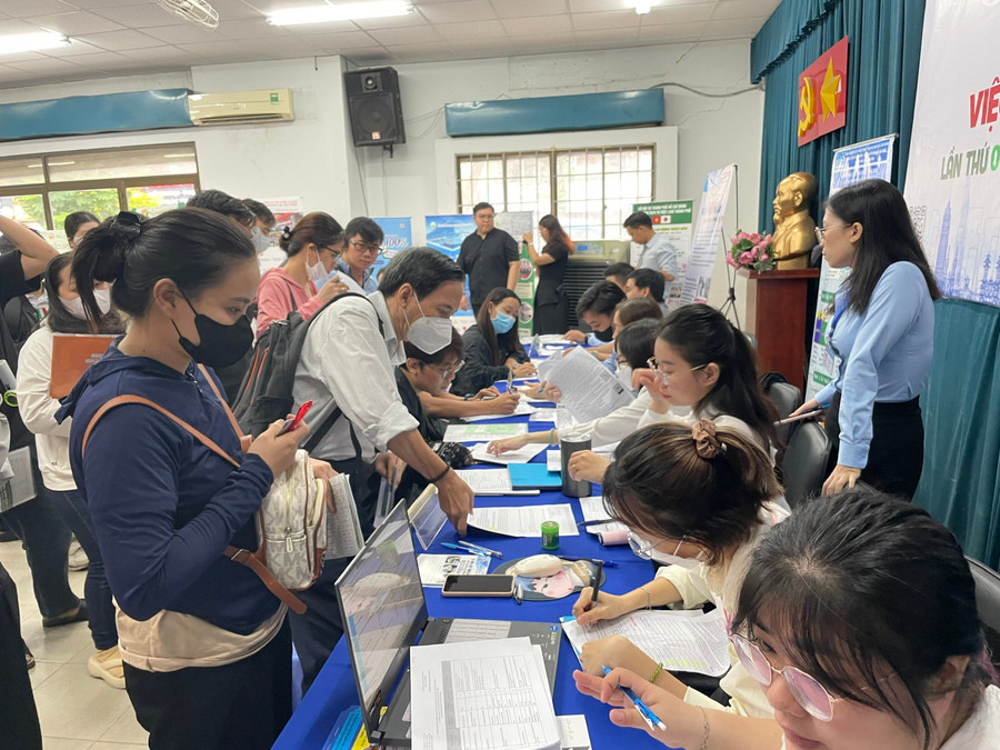 TP. HCM có hơn 161.000 trường hợp nộp hồ sơ hưởng trợ cấp thất nghiệp