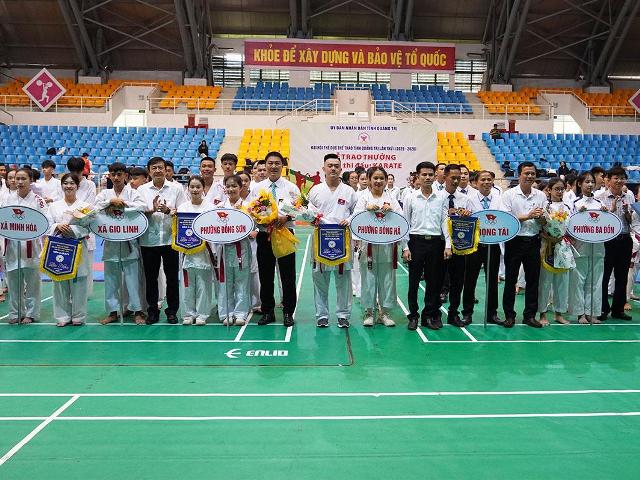 Sôi nổi các trận thi đấu môn Karate trong chương trình Đại hội Thể dục thể thao tỉnh Quảng Trị lần thứ I