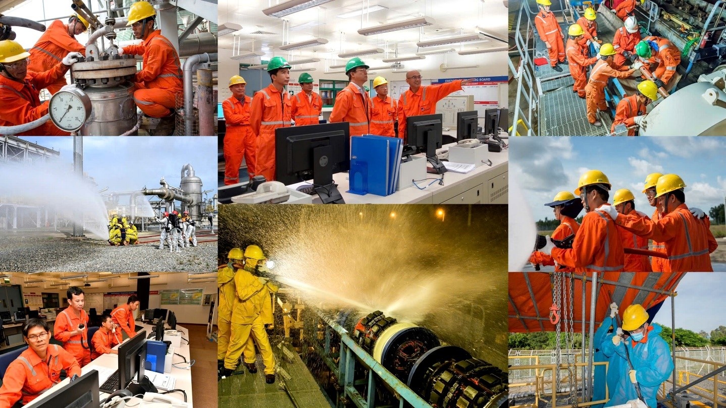 Hoạt động sản xuất, vận hành, huấn luyện và ứng phó an toàn của PV GAS Hoạt động sản xuất, vận hành, huấn luyện và ứng phó an toàn của PV GAS
