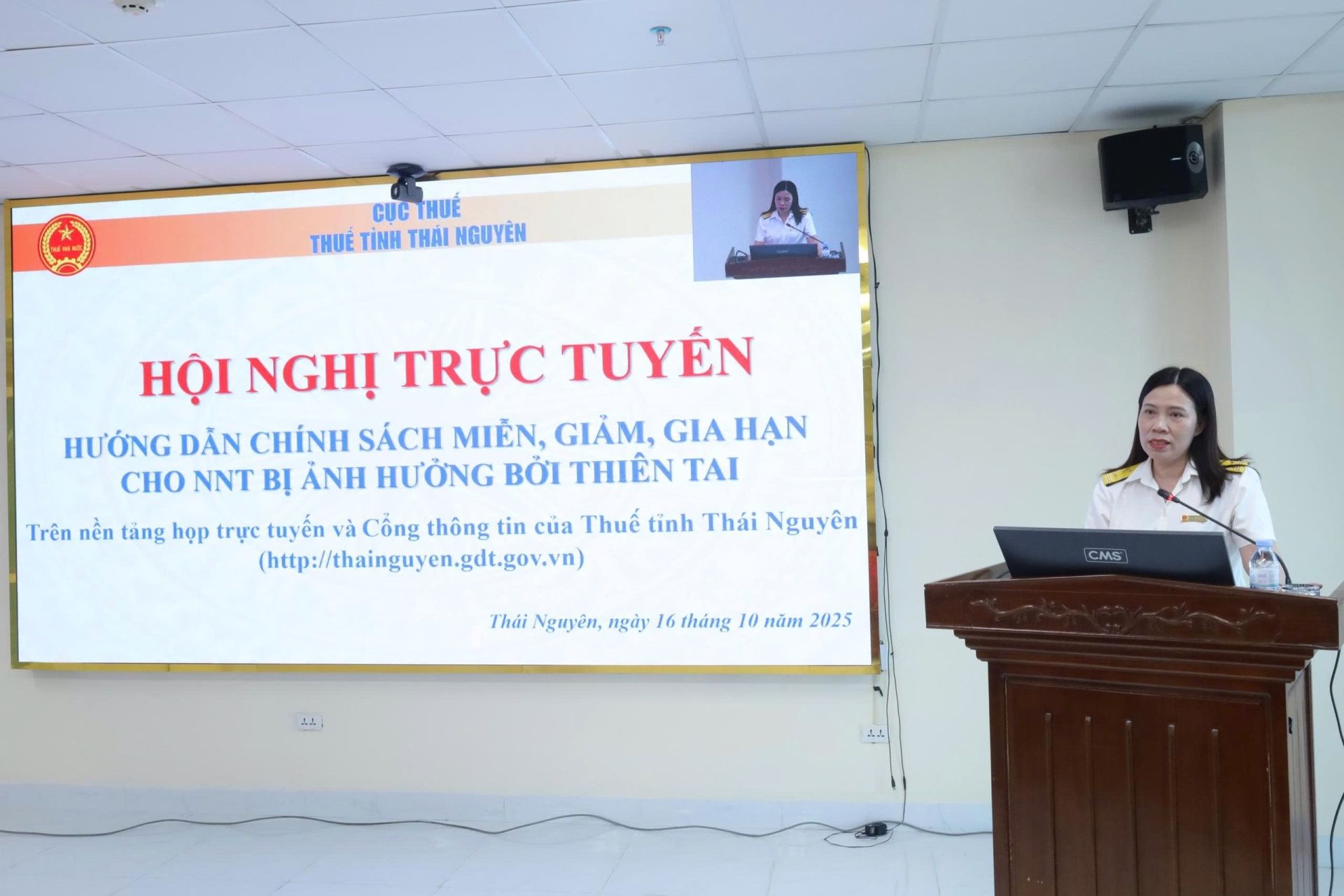 Thuế tỉnh Thái Nguyên hướng dẫn hỗ trợ người nộp thuế bị ảnh hưởng do bão
