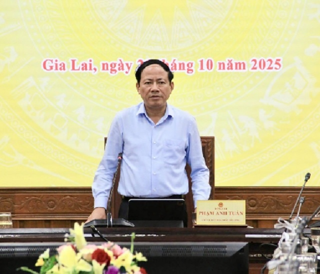 Ông Phạm Anh Tuấn phát biểu ý kiến chỉ đạo tại Hội nghị. Ảnh: BCĐ Ông Phạm Anh Tuấn phát biểu ý kiến chỉ đạo tại Hội nghị. Ảnh: BCĐ