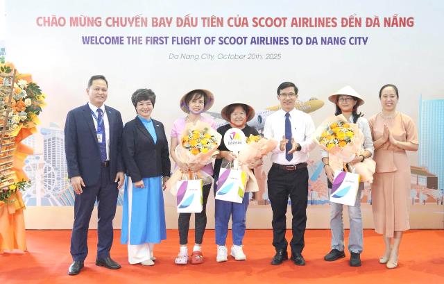 Hãng hàng không Scoot Airlines chính thức khai trương đường bay thẳng Singapore - Đà Nẵng