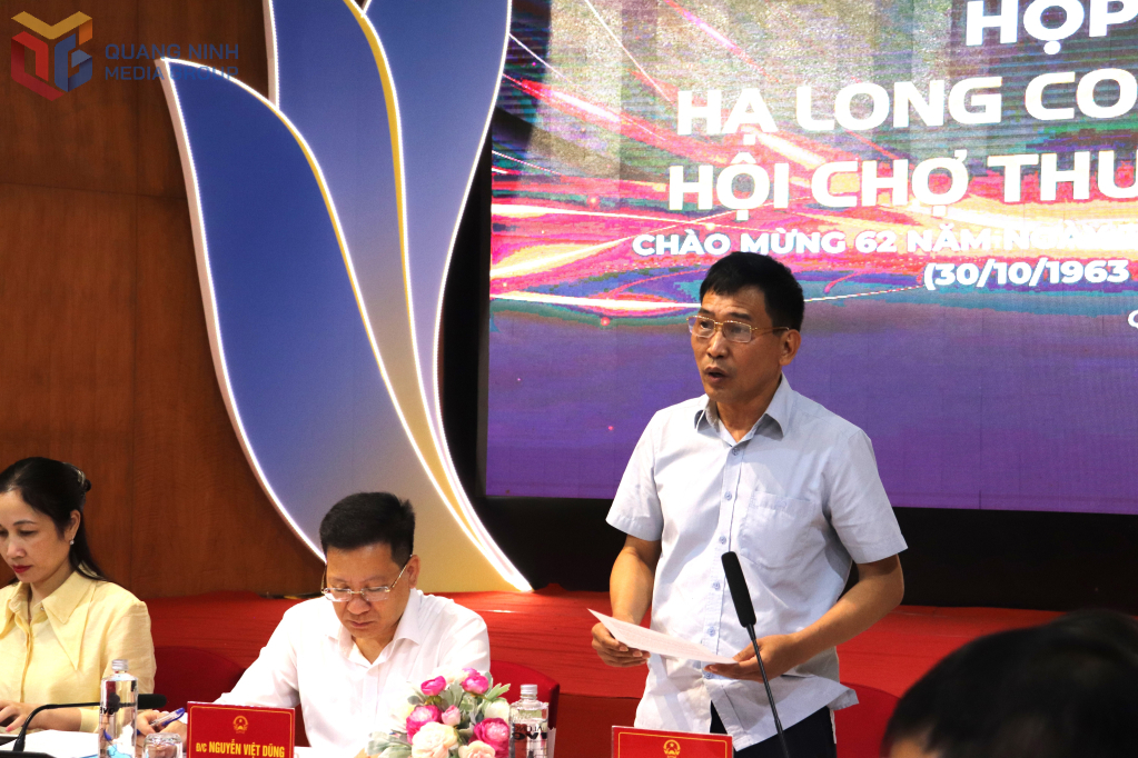 Lãnh đạo Sở Công Thương thông tin về Hội chợ OCOP Quảng Ninh - Thu Đông 2025. Lãnh đạo Sở Công Thương thông tin về Hội chợ OCOP Quảng Ninh - Thu Đông 2025.