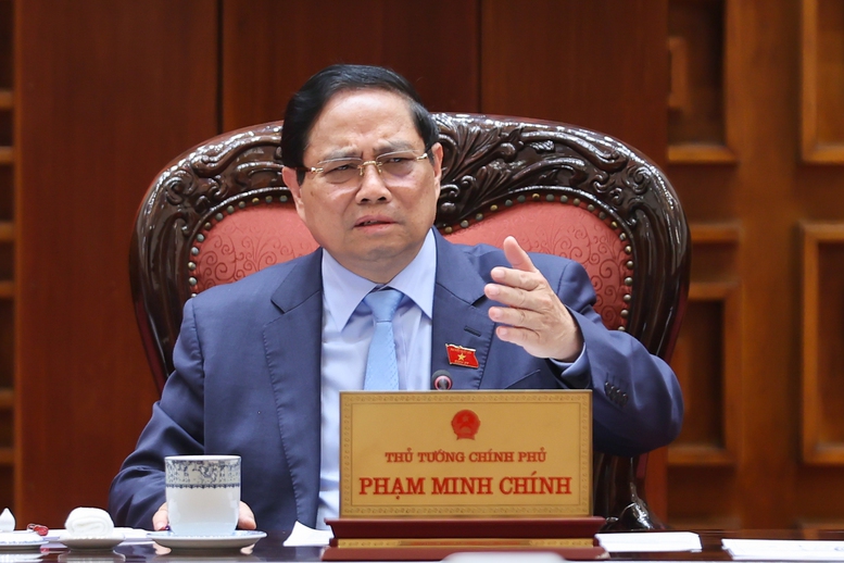 Thủ tướng Phạm Minh Chính đánh giá nhìn chung, nhiệm vụ năm sau nhiều hơn năm trước nhưng kết quả năm sau đạt cao hơn năm trước, rất đáng trân trọng - Ảnh: VGP/Nhật Bắc Thủ tướng Phạm Minh Chính đánh giá nhìn chung, nhiệm vụ năm sau nhiều hơn năm trước nhưng kết quả năm sau đạt cao hơn năm trước, rất đáng trân trọng - Ảnh: VGP/Nhật Bắc