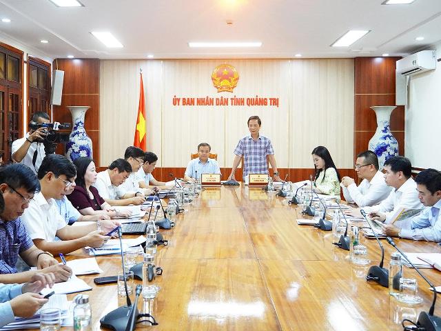 UBND tỉnh Quảng Trị tổ chức cuộc họp với Công ty Cổ phần Tập đoàn T&T để nghe báo cáo tình hình thực hiện các dự án đang nghiên cứu, khảo sát, đầu tư trên địa bàn tỉnh. UBND tỉnh Quảng Trị tổ chức cuộc họp với Công ty Cổ phần Tập đoàn T&T để nghe báo cáo tình hình thực hiện các dự án đang nghiên cứu, khảo sát, đầu tư trên địa bàn tỉnh.