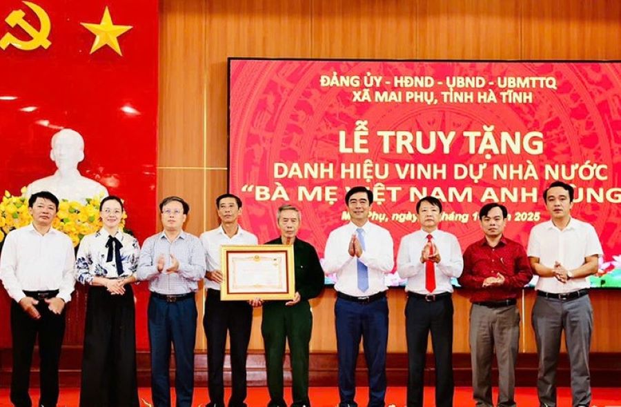 Hà Tĩnh: 5 bà mẹ được truy tặng danh hiệu Bà mẹ Việt Nam Anh hùng