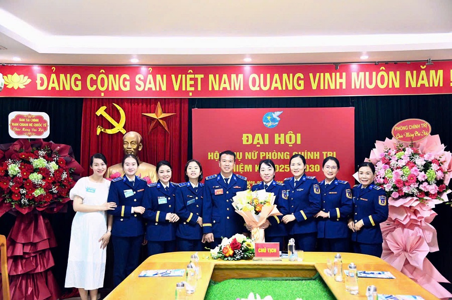 Đại hội Phụ nữ Phòng Chính trị Bộ Tư lệnh Vùng Cảnh sát biển 1, nhiệm kỳ 2025 - 2030